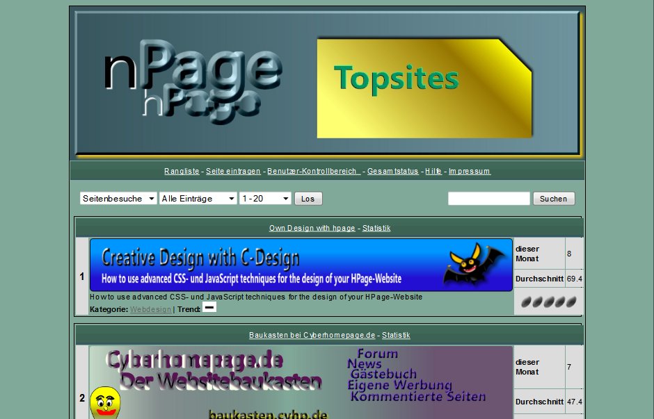 Screenshot Aardwarktopsites Screeshot Aardwarktopsites